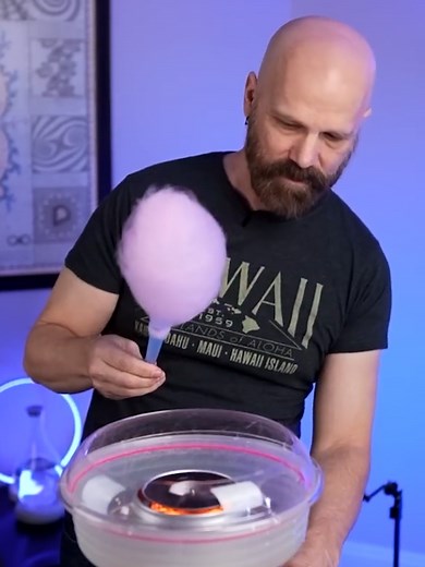 DIY Cotton Candy with Nostalgia Cotton Candy Maker