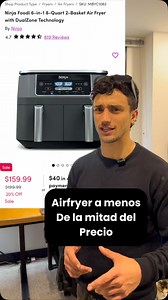 📦 ¿Vas a pagar 1.900.000 COP por esta air fryer Ninja en Colombia? Mejor págala 640.000 COP trayéndola desde USA con envío y casillero incluido… y sin pagar impuestos. 🤑 💥 En USA ya arrancaron los descuentos del 4 de julio y esta freidora de aire la encuentras a 160 USD (¡70% de descuento!) Como no supera los $200, puedes traerla a Colombia sin pagar IVA, usando nuestro servicio de casillero en Deblex, que además es GRATIS. 💬 Comenta NINJA si quieres el link de esta página y te ayudamos a tr