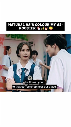 That can't be his nature hair?! ✋🏻🎀🐔😂lAng Mutya Ng Section E AMNSE 🔥