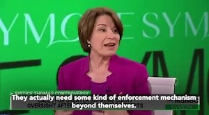 It’s clear: we need an enforceable code of ethics for Supreme Court Justices. | Amy Klobuchar