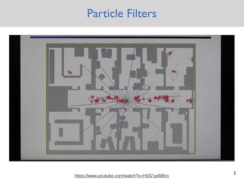 Lecture 13: Princeton: Introduction to Robotics | "Particle filters and Kalman filters"