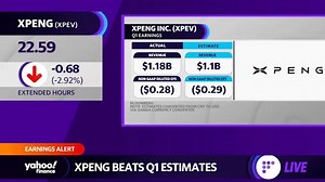 Chinese EV maker XPeng reports earnings, stock falls