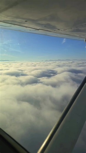 My favorite part of the flight — Alaska Kenai Anchorage view