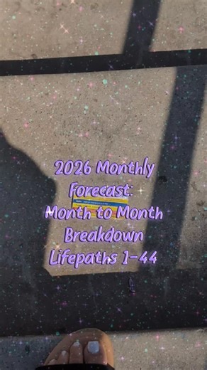 2026 Monthly Forecast For Lifepaths 1-44 . This Coming New Year I Bring You A Play By Play, Month By Month, Lifepath by Synesthesia... . Finding Your Lifepath: 1. Write your full birthdate Example: 08/14/1992 2. Add every digit together 0 8 1 4 1 9 9 2 =34 3. Reduce to a single digit 3 4 =7 #lifepathnumber #numerology #2026energy | Cherry Hernandez