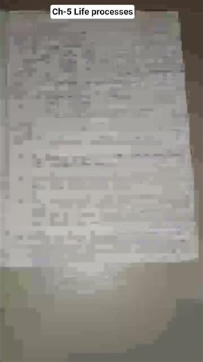 for class 10 here the biology (ch-5 life processes) handwritten notes. read and learn.