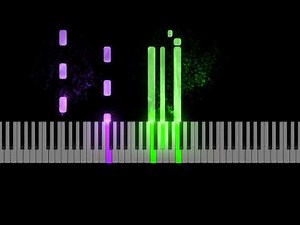 The Weeknd "Blinding Lights" Piano Sheet Music Synthesia Preview - C Minor