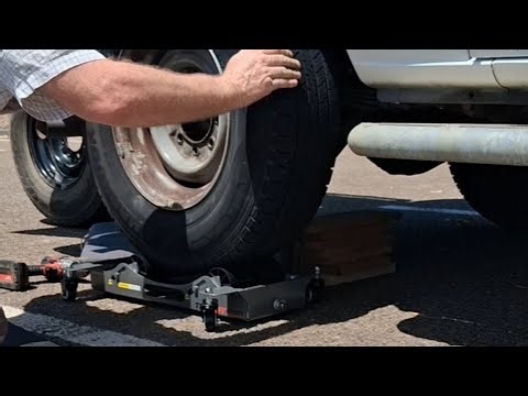 TIRE LIFT CADDY - HELPS SAVE YOUR BACK WHEN WORKING WITH WHEELS