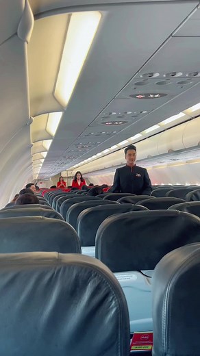 Safety Demonstration for AirAsia Passengers