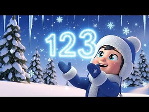 Counting Snowflakes on a Winter Day | Nursery Rhyme Song for Kids