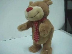 Gemmy Prototype Animated Valentines Bear singing Cupid Shuffle