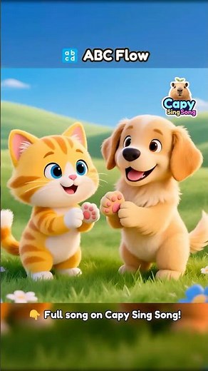 ABC Flow 🔤 Smooth & Fun Alphabet Song for Kids | Capy Sing Song