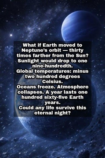 What If Earth Swapped Places With Neptune?