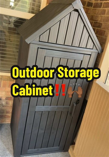 Waterproof Resin Deck Storage Cabinet | Outdoor Organization