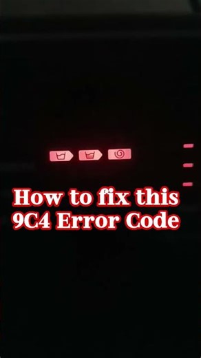 HOW TO FIX THIS 9C4 ERROR CODE | SAMSUNG WASHING MACHINE