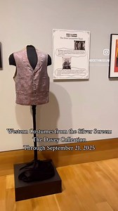 Have you seen our newest exhibition? Western Costumes from the Silver Screen: The Davey Collection is on view now in our Temporary Exhibition Gallery! Come see it through September 21, 2025! 🤠 | Booth Western Art Museum
