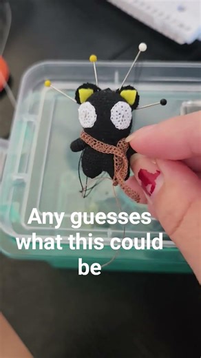 New addition to the micro creations 😁 #microcrochet #diykeychain #crochet #etsyshop