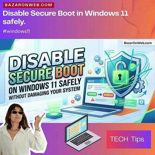 Disable Secure Boot in Windows 11 safely