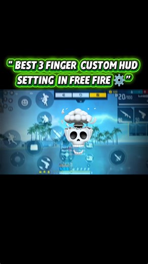 👉 BEST 3 Finger Custom HUD Settings 2026 ⚙️ | Pro Player Setup 🎯 | Garena Free Fire