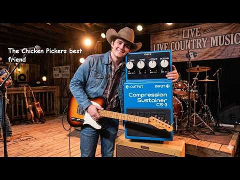 Boss CS-2 compressor demo a Chicken Pickers best friend!