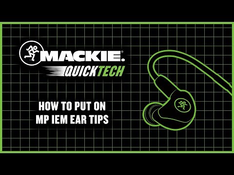 How To Put On MP IEM Ear Tips
