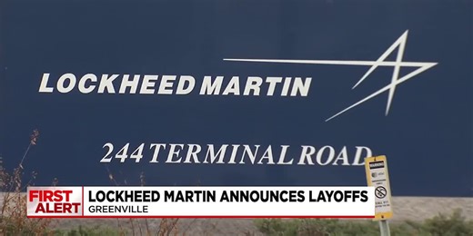 Lockheed Martin to layoff 10% of workforce at Greenville facility