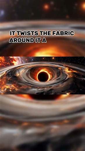 This Black Hole Drags Space Around With It #cosmicexploration