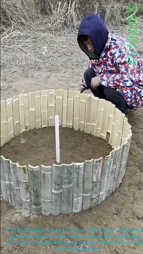 Building a Bamboo Flower Bed from Scratch