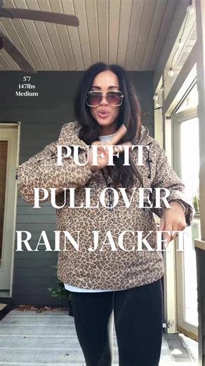 Trendy Pullover Rain Jacket for Fall