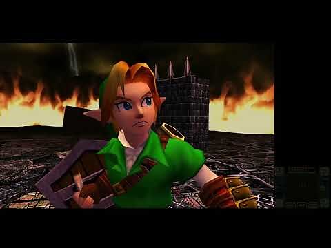 Ocarina of Time 4K on PC - Final Boss Battle - Link vs. Ganondorf (Ganon)