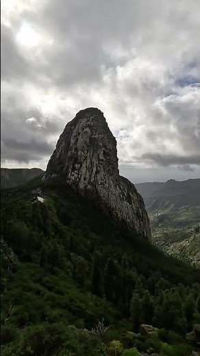 Roque de Agando ⛰️ La Gomera’s Most Dramatic Volcanic Landmark | Canary Islands Nature