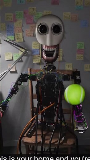 This SELF AWARE Robot Is Creepy | I Made A Self Aware Robot Reaction