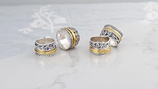 Making of Gemstone Spinner Ring