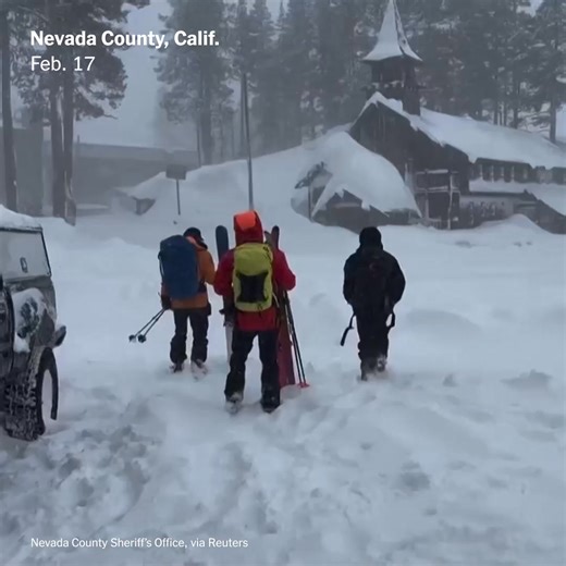 The bodies of eight skiers killed during an avalanche were found during a rescue effort late Tuesday in California near Lake Tahoe. Six skiers from their party survived and were evacuated, while one member of the group remains missing and presumed dead in what is already the deadliest avalanche in modern California history. Read more: https://nyti.ms/4aG4Pb4 | The New York Times