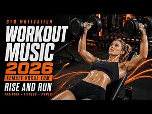 WORKOUT MUSIC 2026 ⚡ Female Vocal EDM Mix for Training & Fitness | RISE AND RUN