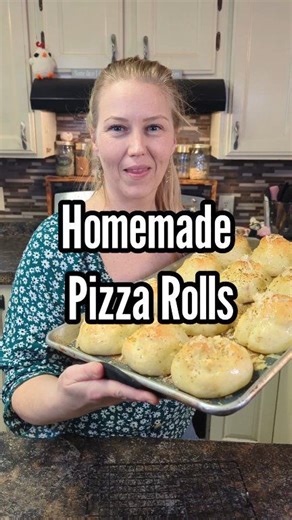 Easy Homemade Pizza Rolls These are our homemade pizza rolls, made completely from scratch. Easy to make, simple ingredients, and absolutely delicious. Perfect for a quick lunch, snack, or easy dinner at home. Recipe: 5 cups AP flour 1-1/2 warm milk 1-1/2 tablespoons yeast 1 egg 4 tablespoons melted butter Toppings of your choice *Make sure toppings are fully cooked.* #HomesteadCooking #FromScratch #HomemadeFood #SimpleRecipes #ComfortFood | Mountain Spring Homestead
