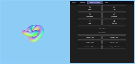 Big update! My GLSL shader editor web app is up! Links to the site & the GitHub repository are in the comments.This past week I added a lot of functionality. - You can switch between six… | Zach Williams