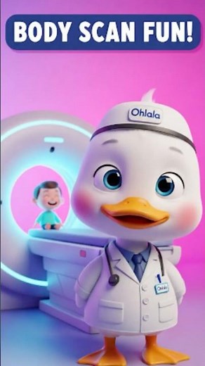 Radiology fun: Ohlala Duck Makes Body Scans Fun #cuteduck #shorts