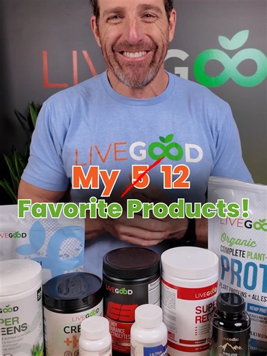 CEO Ben Glinsky set out to make a video on his Top 5 LiveGood products… Then it turned into 12… And somehow it ended up being 13 😅 Here are his favorites: • Ultra Magnesium Complex • Vitamin D3 K2 • Himalayan Shilajit & Organic Sea Moss • E3 • Creatine HMB • Super Reds • Organic Plant-Based Protein • Collagen Peptides • Methylene Blue • NAD • Super Greens • Essential Aminos All highest-quality supplements. Lowest prices. Every. Single. Day. That’s the LiveGood difference. 👇 What are YOUR favor