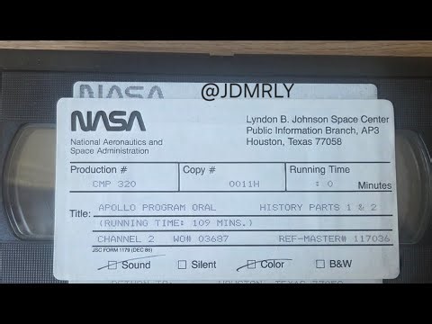 Rare Unseen NASA Apollo Lectures Footage 1989 (History Parts 1 & 2) Apollo Program Oral!!