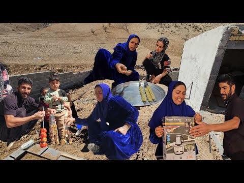 A Happy Day for Ali's Family: Ali's Gift to Farzaneh for Cooking Traditional Iranian Dishes