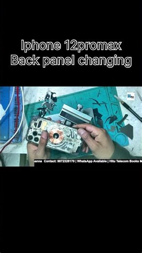 iPhone 12 Pro Max Back Glass Replacement | Full Repair Process