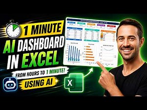 Stop Wasting Hours! Excel Dashboard in 1 Minute Using AI