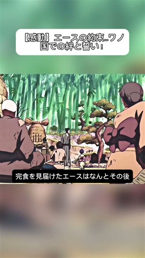 【ONE PIECE】エースとお玉の泣ける約束…ルフィとの絆が熱い！名シーン😭【ワンピース】