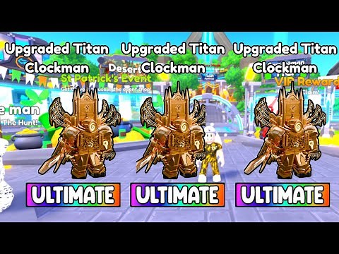How to UNLOCK the UPGRADED TITAN CLOCKMAN... (Toilet Tower Defense)