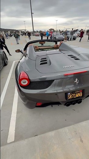 Beautiful Spec Ferrari 458 Spider Supercar w/ Cognac Interior #cars #cartok #sportscar #ferrarilife