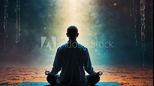 meditation in the lotus position
