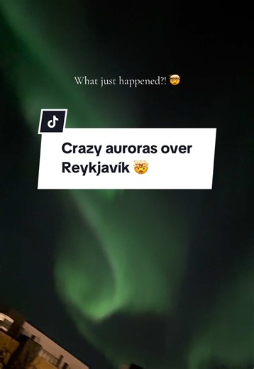 Oh Iceland 🥹 Here we were just chilling on the couch and watching Netflix on a Tuesday when I randomly glanced out the window and behold! 🤩 The sky was COMPLETELY green above Reykjavík 🤯 We might not have had the snowy landscapes that I would have loved this winter but the auroras this season have been beyond compare! 😍 I will never get tired of staring at the northern lights dancing across the night sky 🩰✨ This country hits me right in the feels and I’m so happy and grateful for this home 