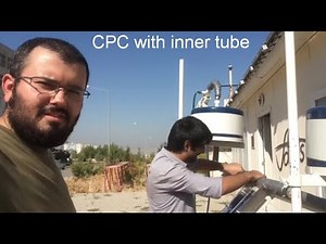 Compound parabolic concentrator experiment
