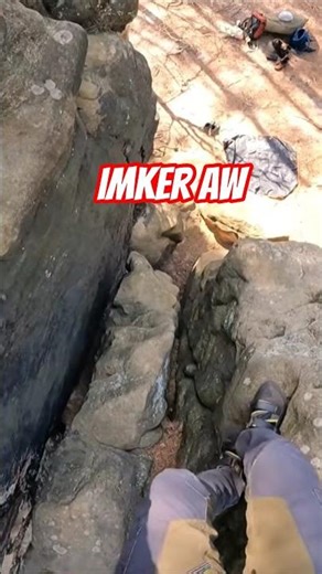 Übertritt - Traditionelles Klettern Sächsische Schweiz #shorts #klettern #climbing