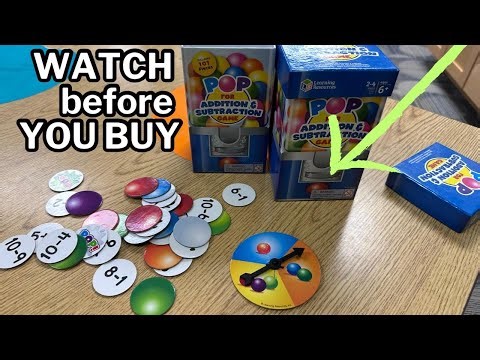 My honest review of Learning Resources Pop for Addition & Subtraction Math Game